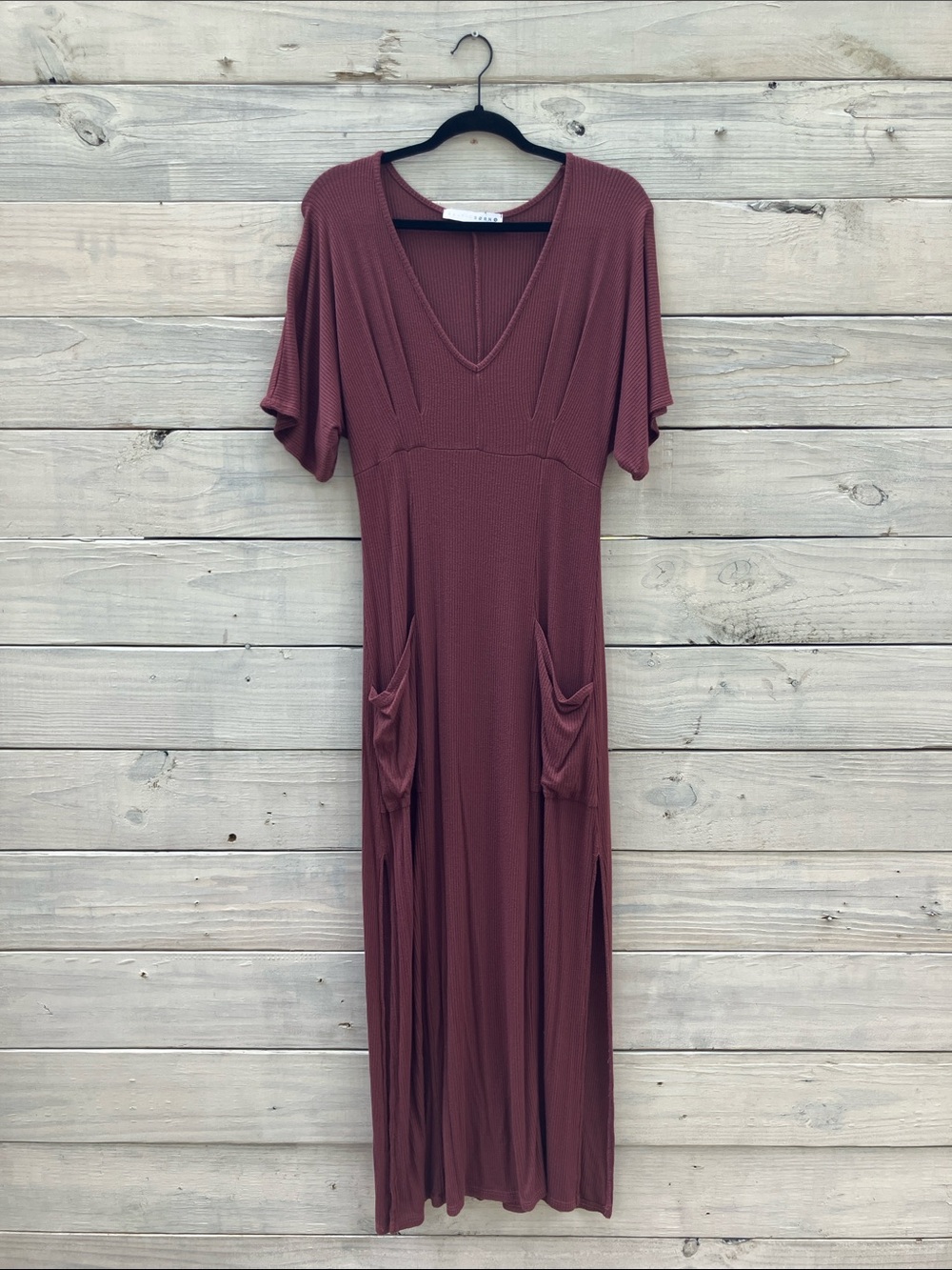 Baltic Born Romantic S Deep Plum  Burgundy Red Maxi Dress